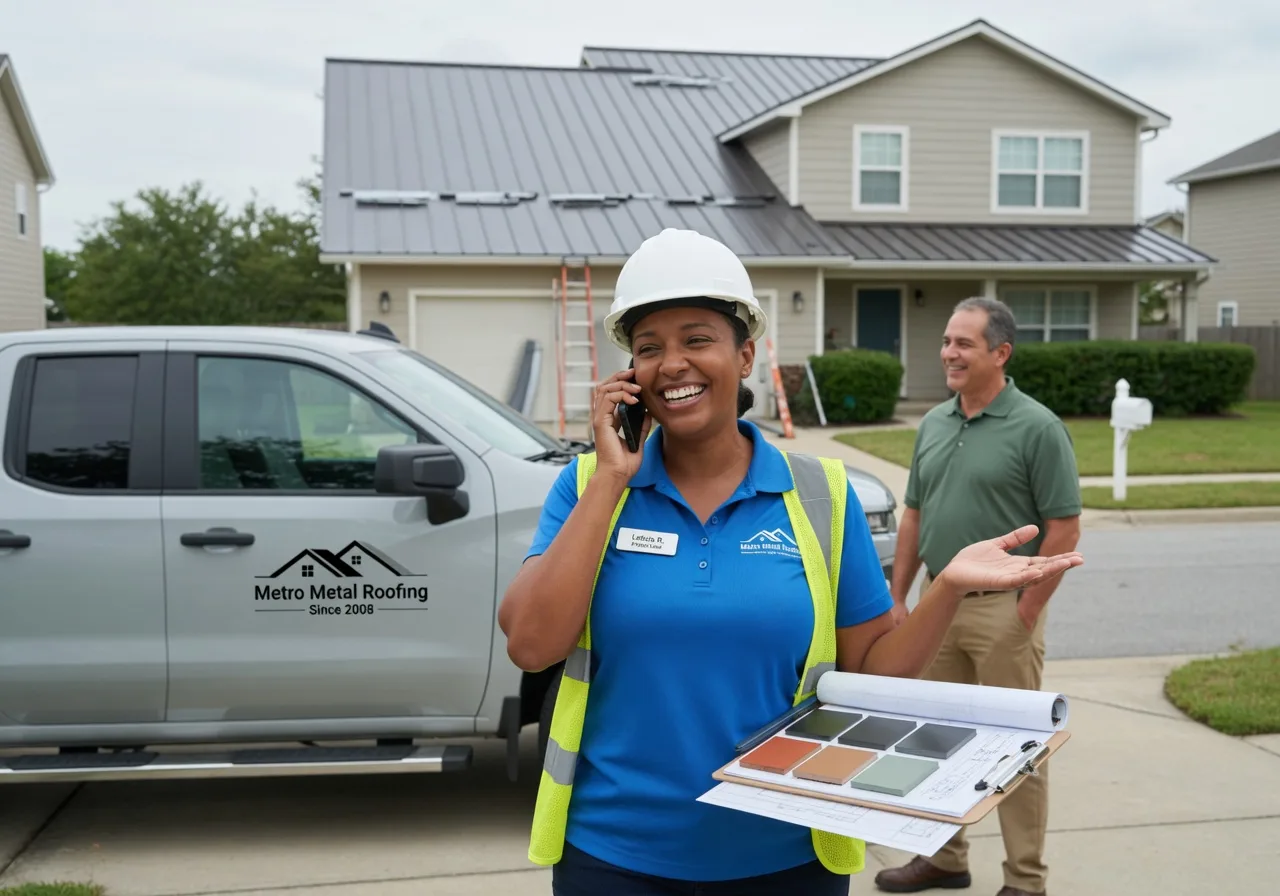 Storm Damage Metal Roof Repair in Majestic, KY